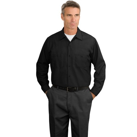 Red Kap ® Long Size, Long Sleeve Industrial Work Shirt. SP14LONG